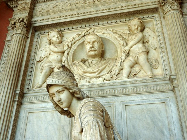 Tomba di Pietro Magenta - A. Cipolla - Cimitero della Certosa (BO) - particolare
