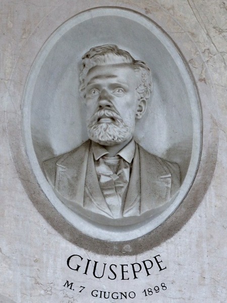 Busto di Giuseppe Ceneri - Cimitero della Certosa (BO)
