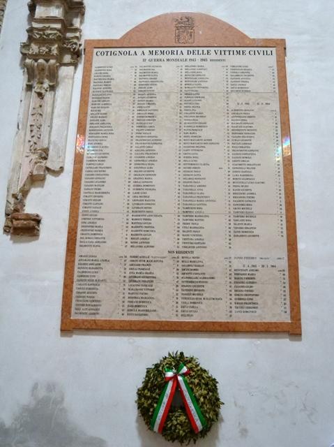 Cotignola (RA) - Chiesa del Pio Suffragio - Sacrario dei Caduti di tutte le guerre