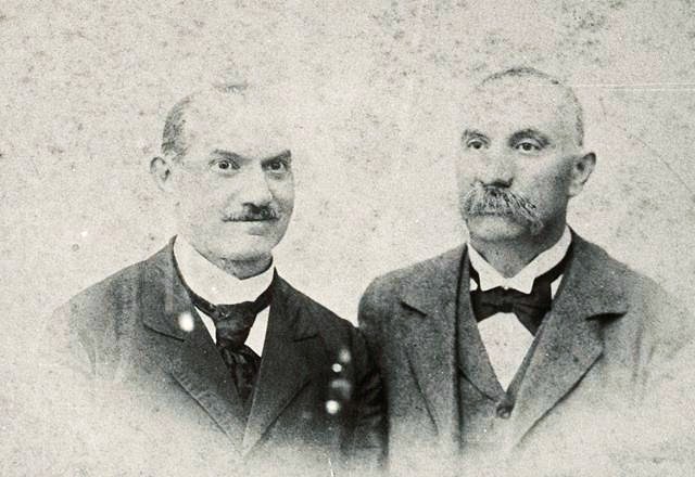 I fratelli Federico e Enrico Zappoli - Pubbl. per gentile concessione Zappoli Thyrion