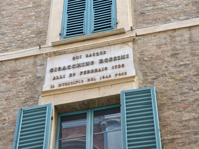 La casa natale di Gioacchino Rossini a Pesaro