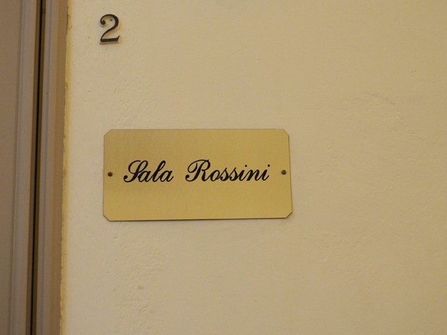 Aula del conservatorio di Bologna intitolata a Gioacchino Rossini