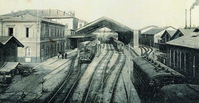 bologna, foto storica stazione