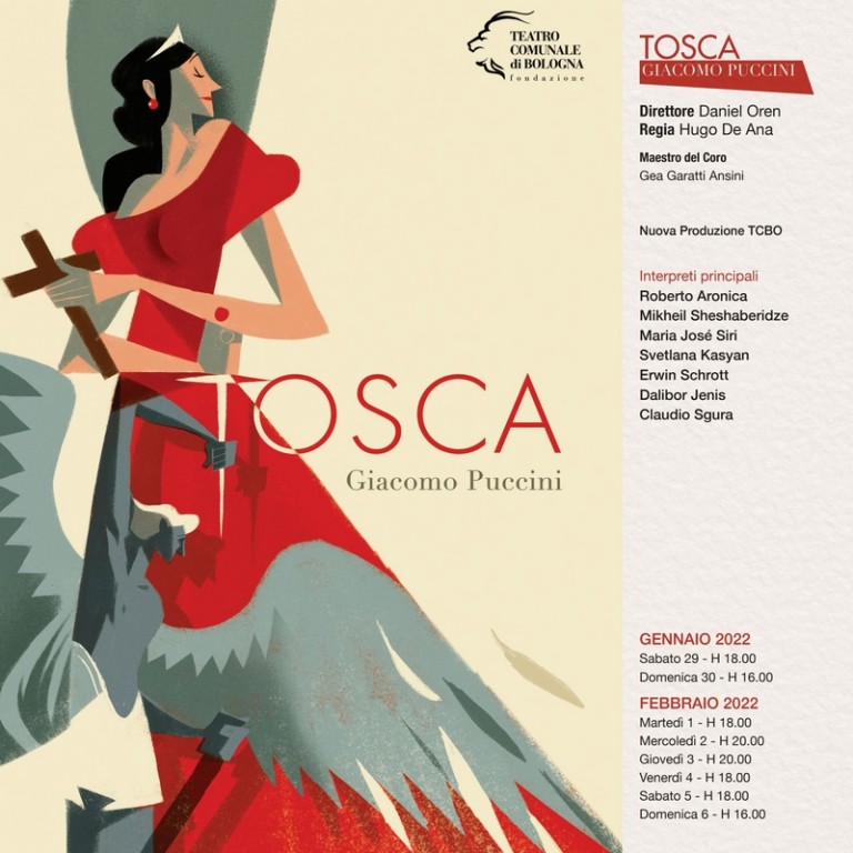 copertina di Tosca
