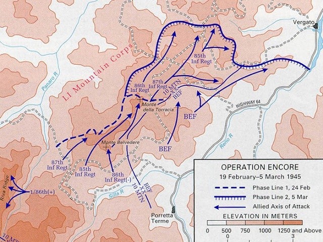 L'Operazione Encore - aprile 1945