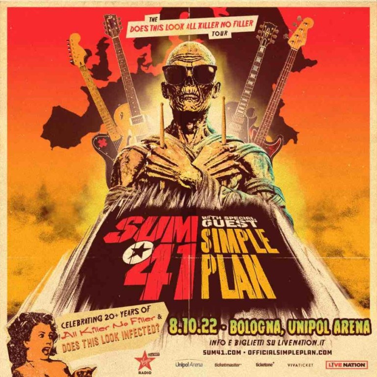 cover of Sum 41 + Special guest Simple Plan