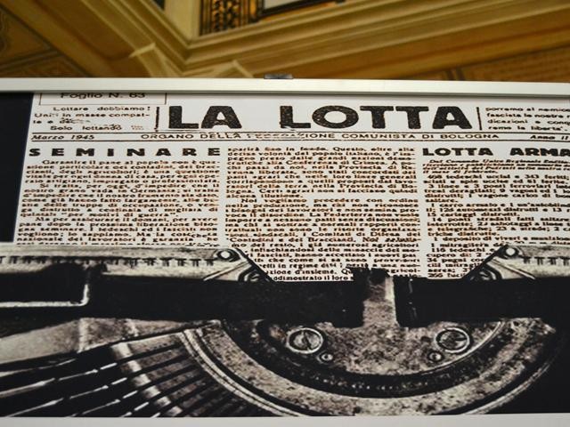 Il foglio clandestino La Lotta - Mostra ANED Sala Borsa (BO) - 2019