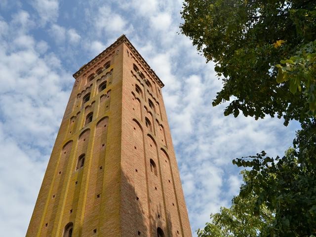 Pieve di Santa Maria Annunziata e San Biagio - Sala Bolognese (BO) - torre campanaria (1926)