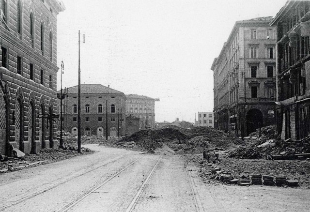 bologna, foto storica stazione