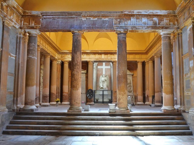 Cimitero della Certosa - sala delle Catacombe - particolare