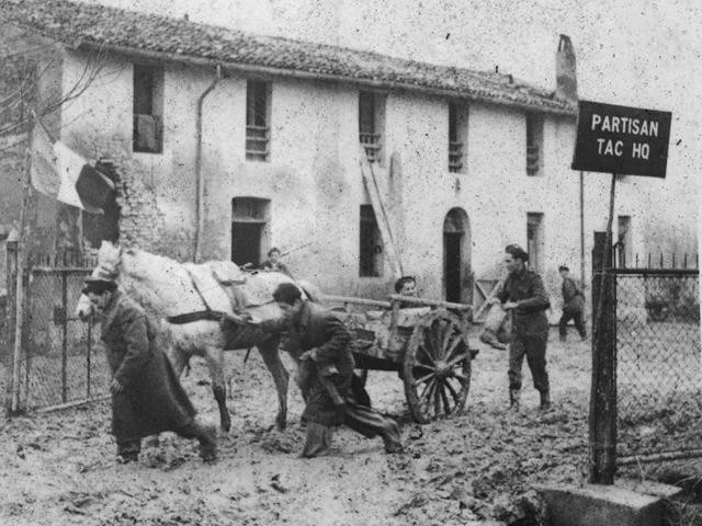 Partigiani della 28a Brigata Garibaldi a Sant'Alberto di Ravenna