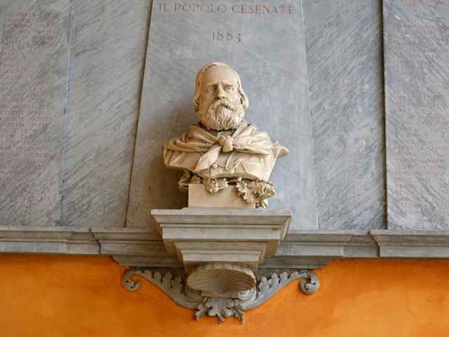 Busto di G. Garibaldi a Cesena (FC)
