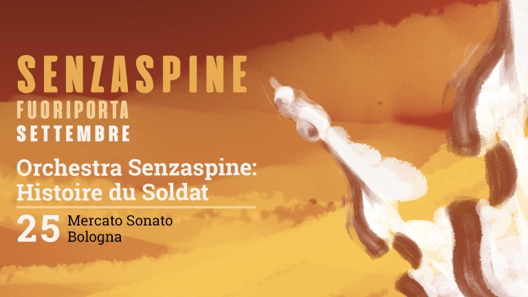 copertina di Histoire du Soldat, Orchestra Senzaspine