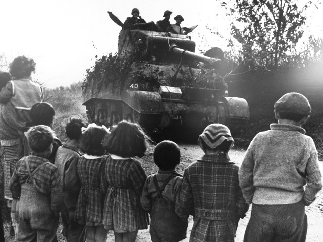 Il passaggio del fronte in Romagna nel 1945 - Foto: Museo della battaglia del Senio - Alfonsine (Ra)
