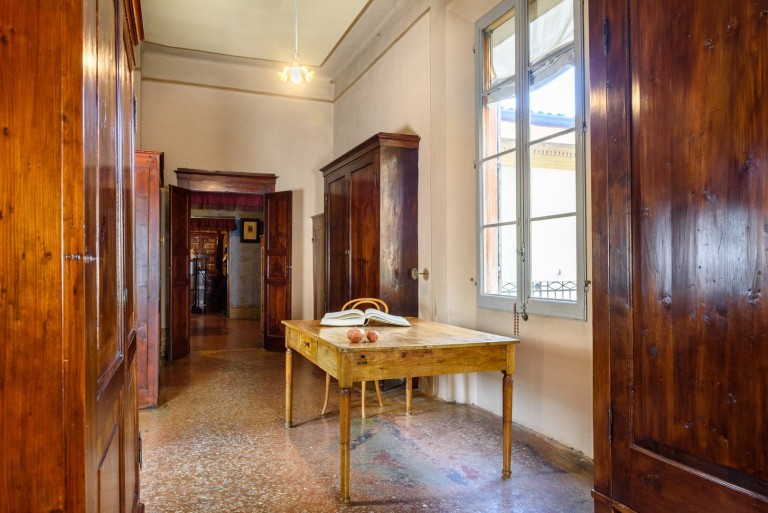 Il corridoio-archivio