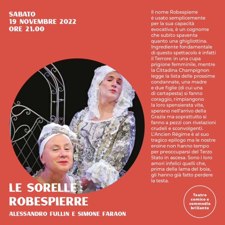 copertina di Le sorelle Robespierre