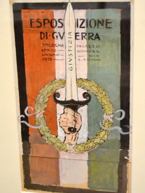 Bozzetto di A. Majani per l'Esposizione di Guerra 1918 di Palazzo Bonora - Mostra: "Budrio ricorda Augusto Majani (Nasica)"  - Budrio – 2019
