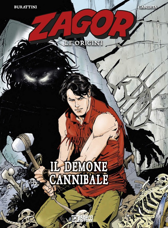 copertina di Moreno Burattini, Zagor: Il demone cannibale, Milano, Sergio Bonelli, 2020