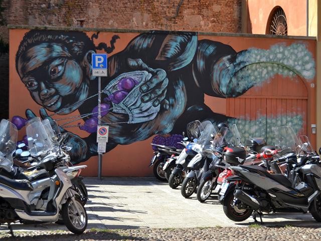 Street Art al Pratello - Bastardilla e Ericailcane - via Calari (BO)