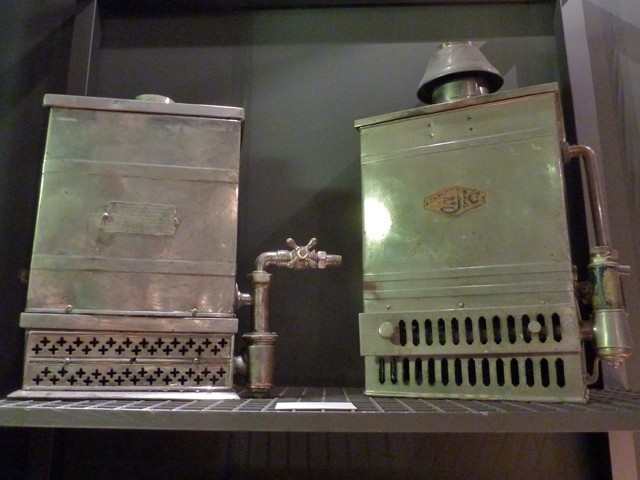 Vecchie stufe a gas in mostra al Museo del Patrimonio industriale (BO)