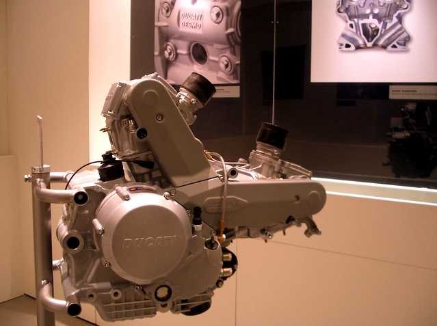 Motore Ducati Desmo in mostra al Museo Ducati