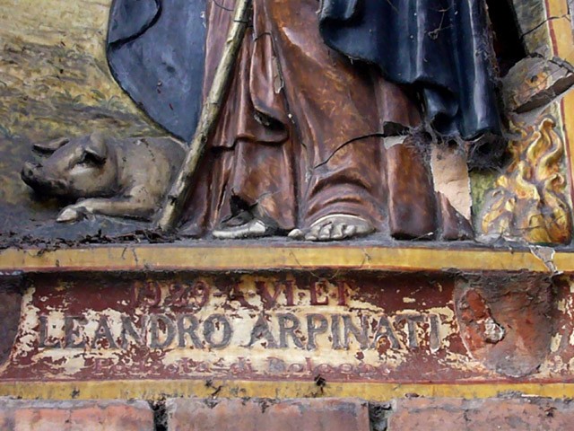 Ippodromo dell'Arcoveggio - Edicola di Sant'Antonio abate - particolare