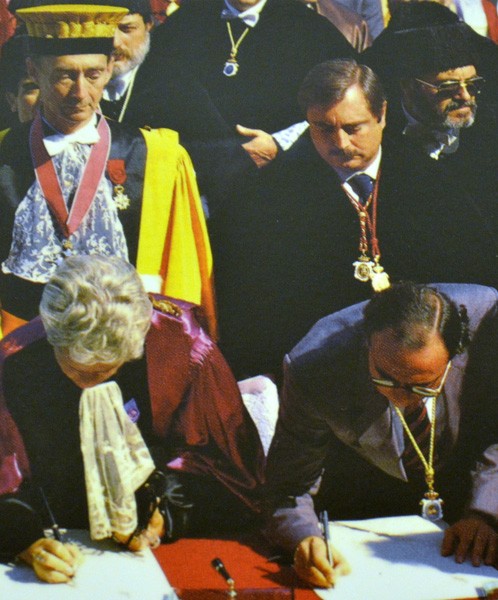 Firma della Magna Charta delle Università - Musei universitari di Palazzo Poggi (BO)