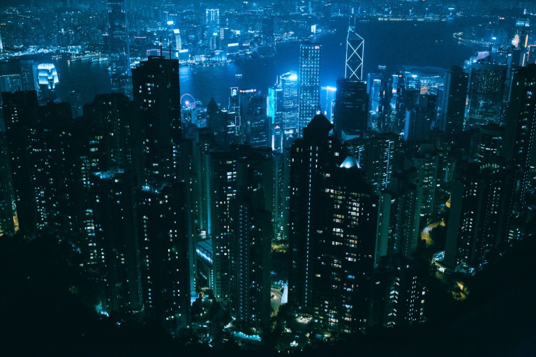 hong kong neon cyberpunk