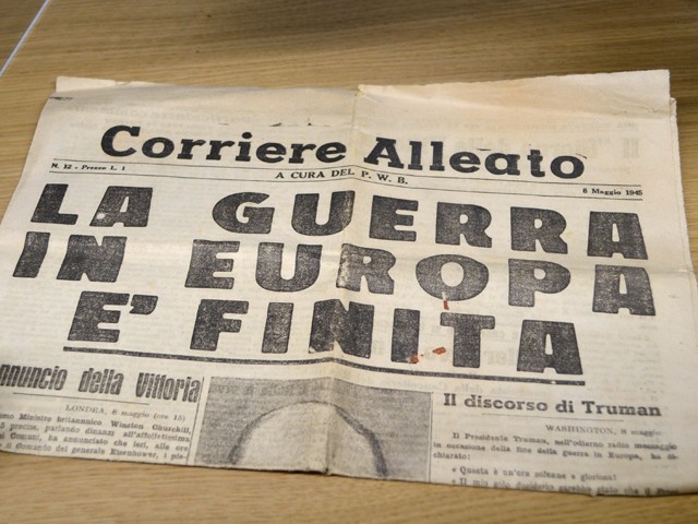 Copia del "Corriere Alleato" - Museo della Resistenza di Montefiorino (MO)