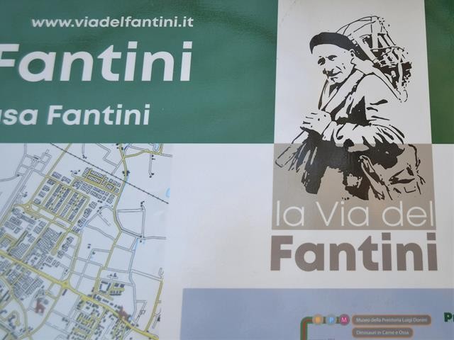 Cartello della Via del Fantini - San Lazzaro di Savena (BO) - part.