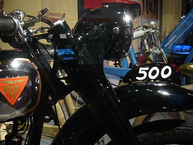 Motocicletta MM 500 cc - Mostra Motociclette bolognesi 2010 - Museo del Patrimonio industriale (BO)