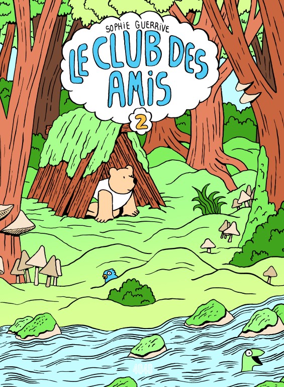 copertina di Il club degli amici fa un viaggio. Sophie Guerrive