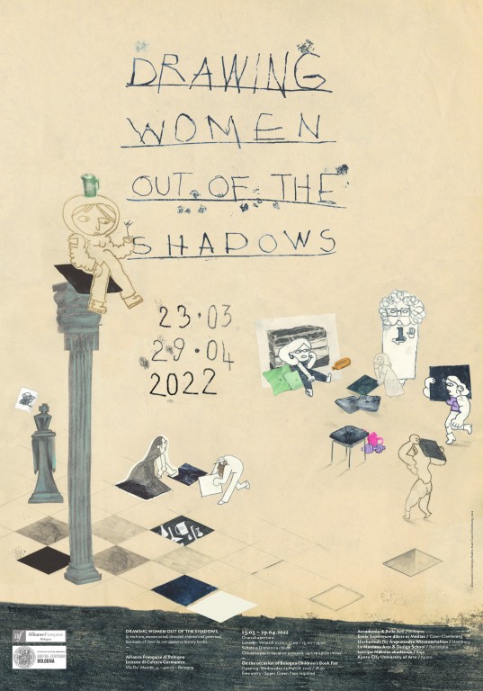 copertina di Drawing women out of the shadows