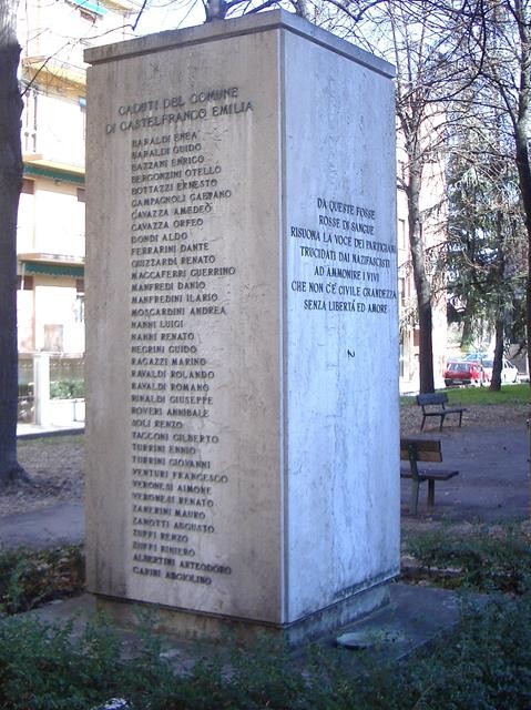 Monumento ai caduti di San Ruffillo - partigiani di Castelfranco Emilia