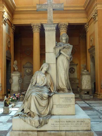 Tomba di Erminia Borghi Mamo - Cimitero della Certosa (BO)