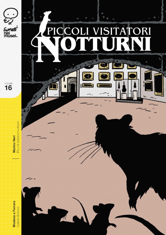 copertina di Marino Neri, Piccoli visitatori notturni, Roma, Coconino Press, Fandango, 2019