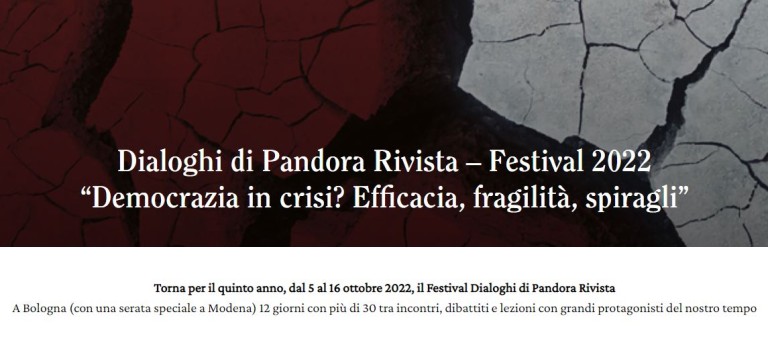 immagine di Dialoghi di Pandora Rivista - Festival 2022