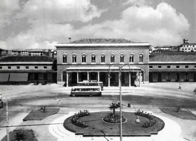 bologna, foto storica stazione