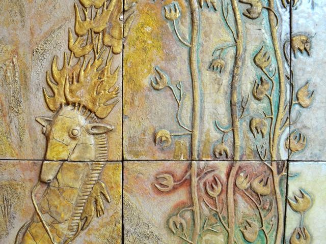 Pietro Melandri - Pannello decorativo dell'Albergo Roma di Bologna - Museo internazionale delle Ceramiche - Faenza (RA)