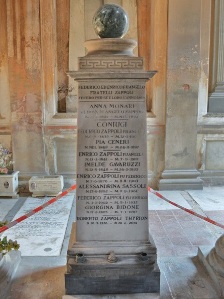 Tomba Zappoli - Cimitero della Certosa (BO)