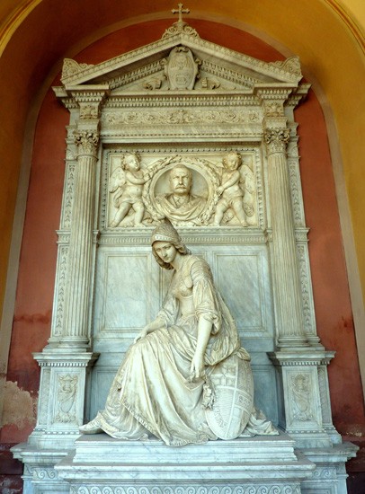 Tomba di Pietro Magenta - A. Cipolla - Cimitero della Certosa (BO)