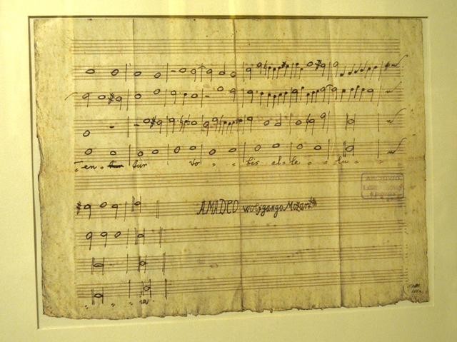Prova d'ammissione di W.A. Mozart all'Accademia Filarmonica di Bologna
