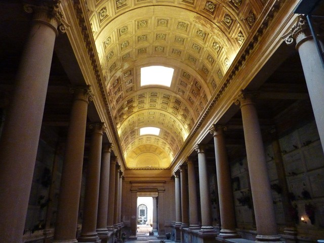 Cimitero della Certosa (BO) - Galleria a tre navate - ing. C. Monti