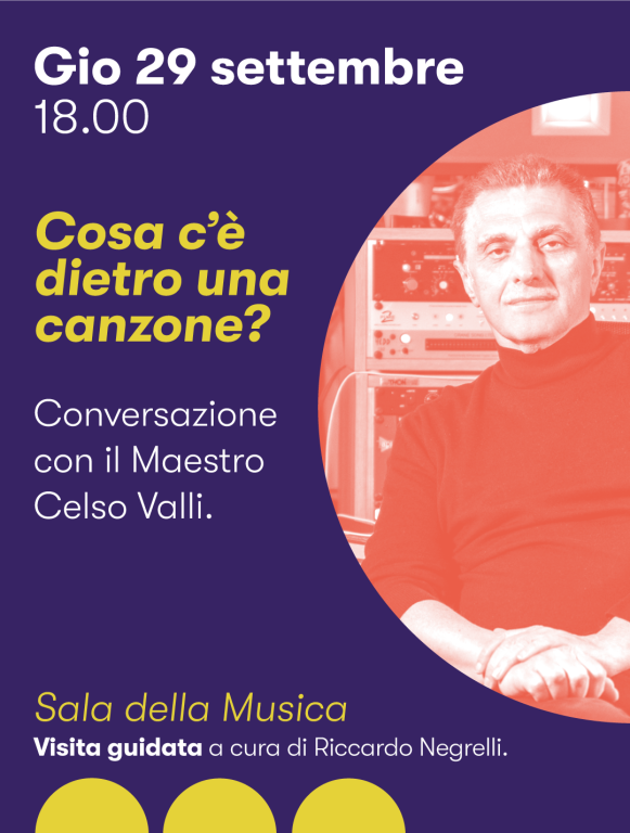 immagine di Cosa c'è dietro a una canzone? Conversazione con il Maestro Celso Valli