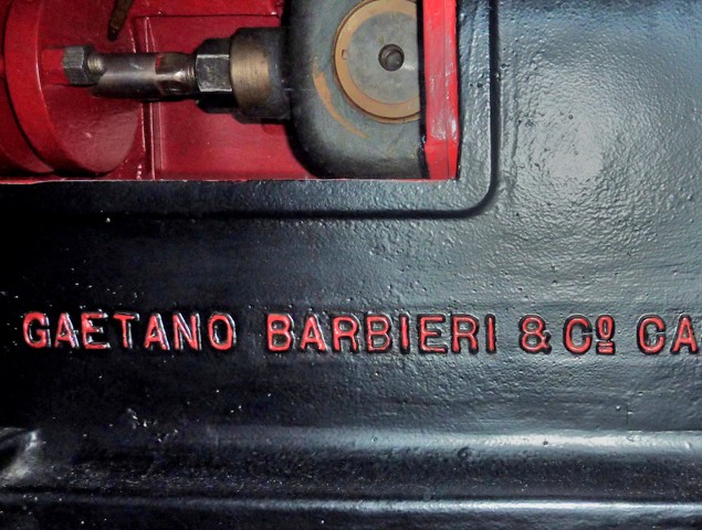 Macchina della Barbieri & Co - particolare - Museo del Patrimonio industriale (BO)