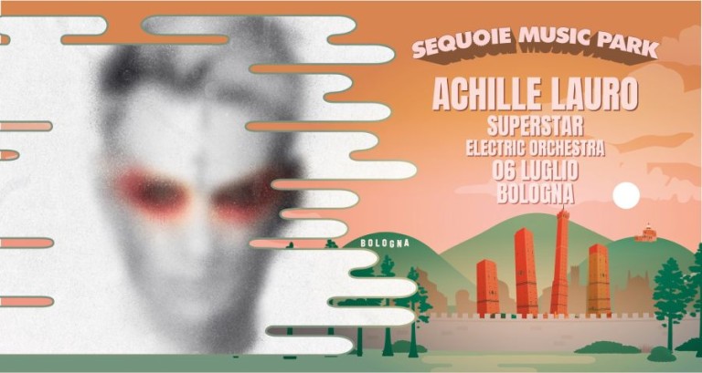 copertina di Achille Lauro Superstar - Electric Orchestra 