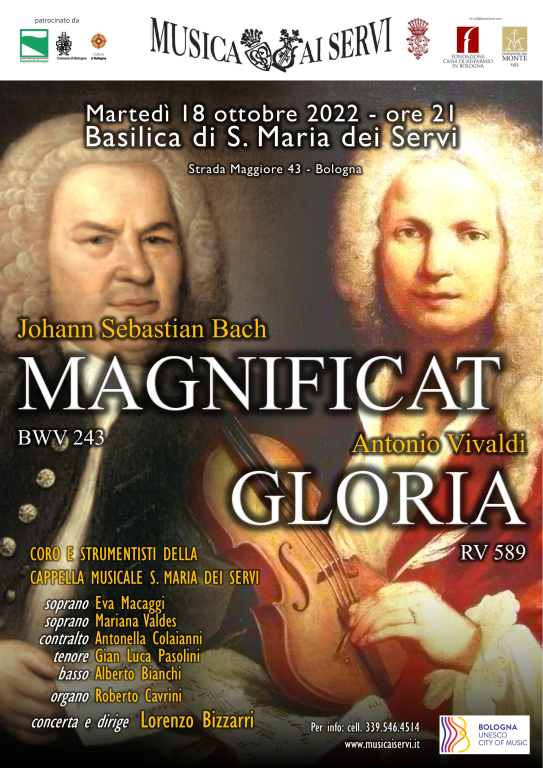 immagine di Magnificat BWV 243 di J.S. Bach e Gloria RV 589 di A. Vivaldi