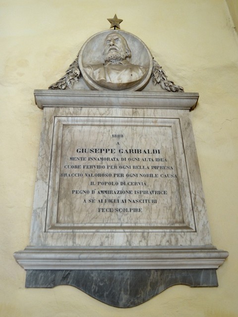 Monumento a Garibaldi - Cervia (RA) - Palazzo comunale