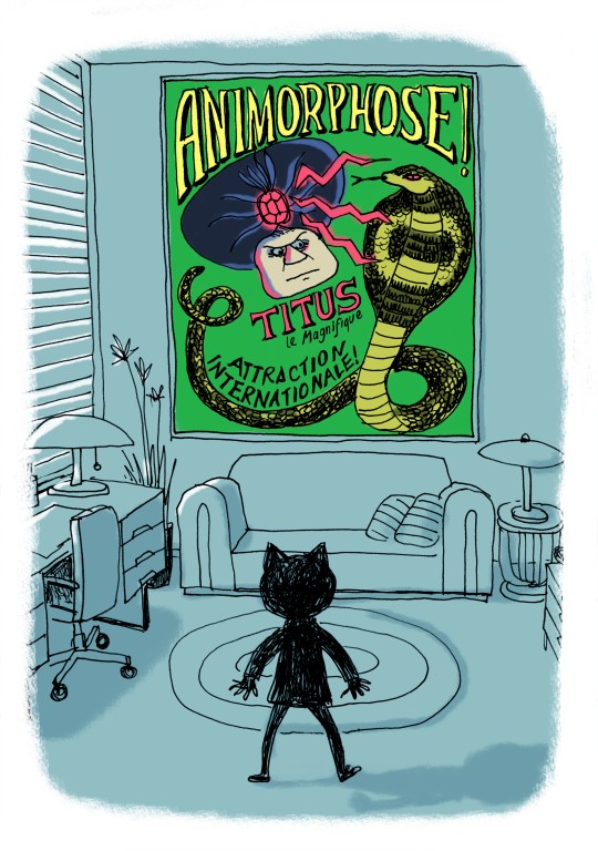 copertina di Joëlle Jolivet a fumetti. Miss Cat e Freak Parade