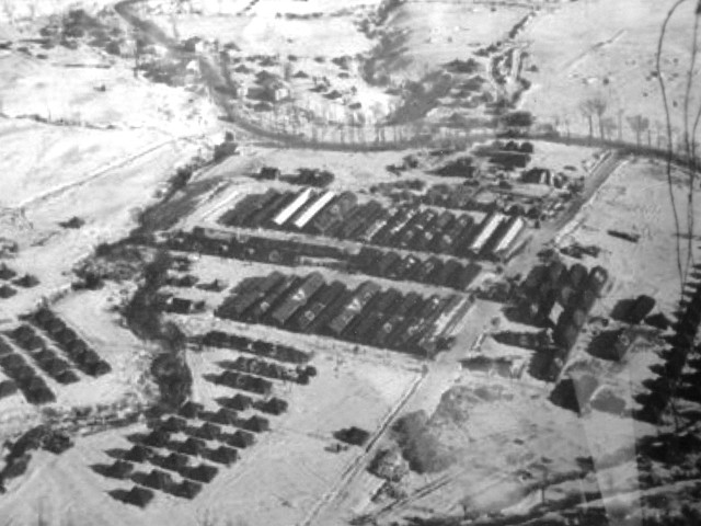 L'ospedale militare americano a Pietramala sulla Linea Gotica - Fonte: Museo di Bruscoli (FI)